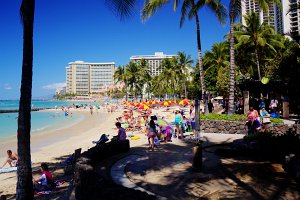 Waikiki Beach - Umbrellas